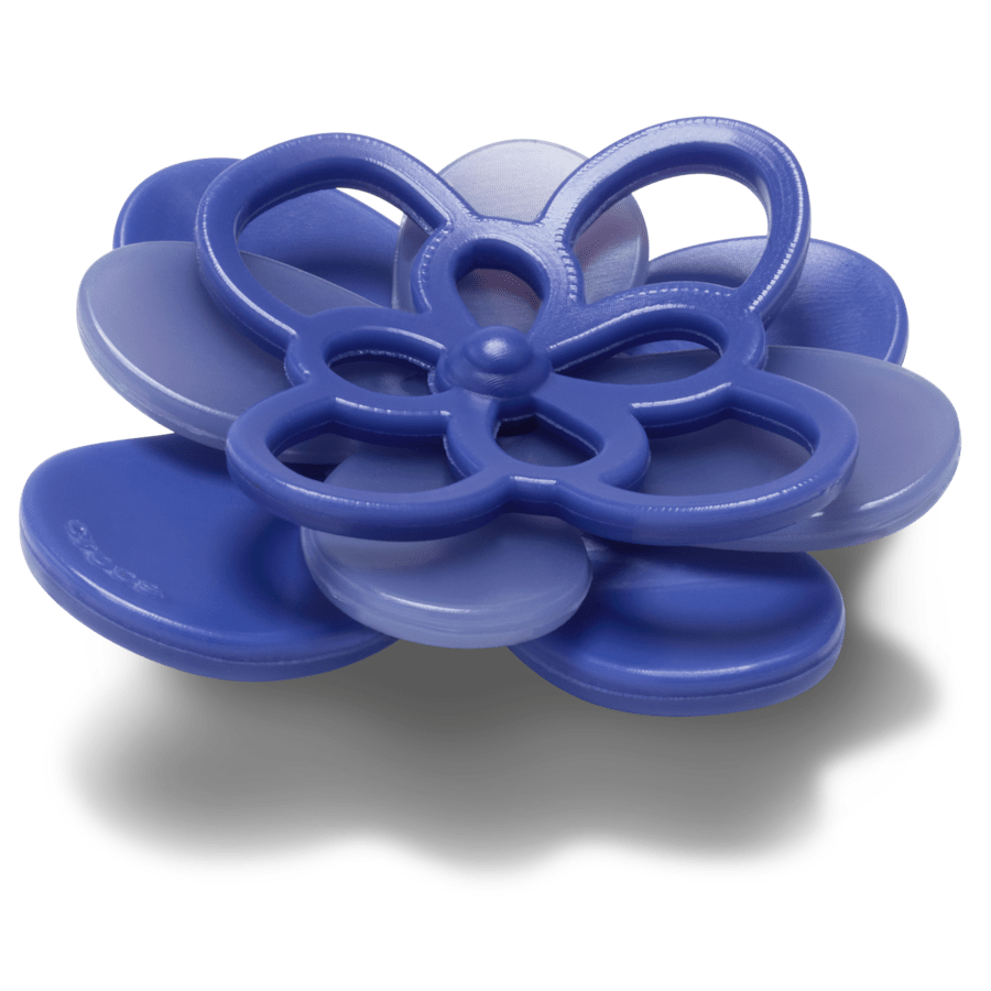 Blooming Dark Blue Flower - mukautettu kulma - Jibbitz Charms