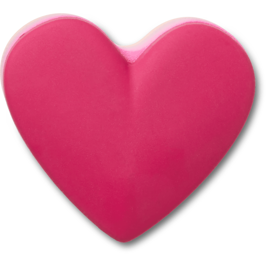 Stacked Pink Heart - charms on shoes - Jibbitz