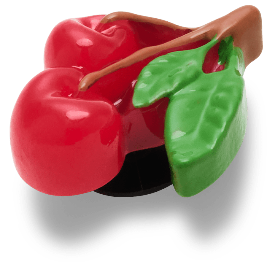  Shiny Cherries - charms on shoes - Jibbitz