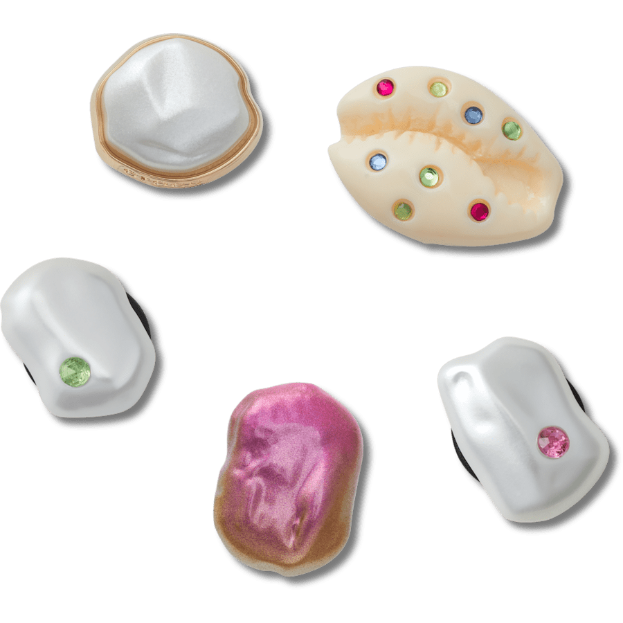  Baroque Pearl 5 Pack - charm view - Jibbitz