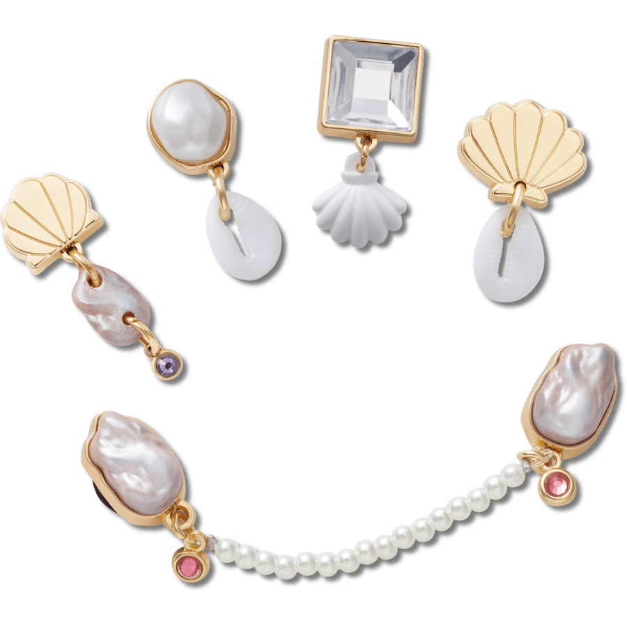  Elevated Pearl 5 Pack - charm view - Jibbitz
