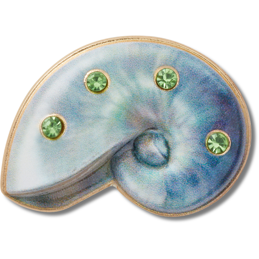  Light Swirl Shell - charm view - Jibbitz