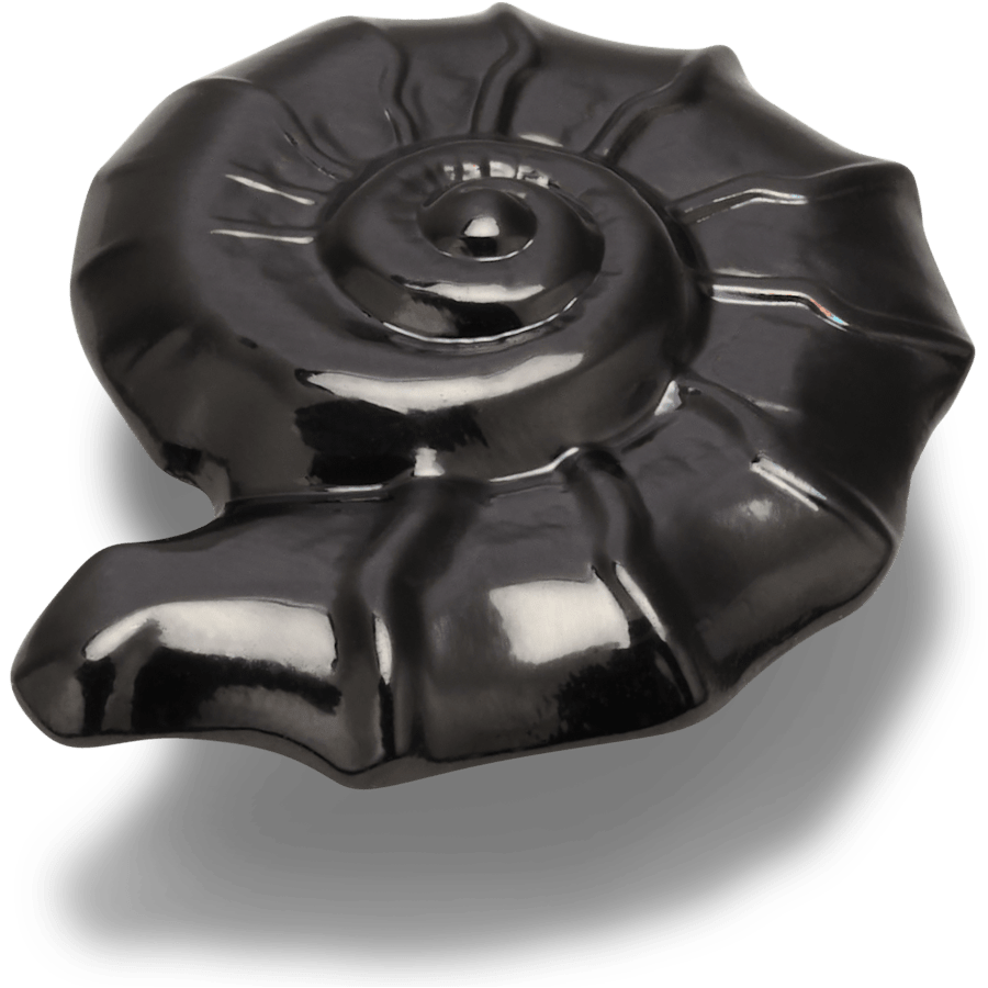  Dark Swirl Shell - charms on shoes - Jibbitz