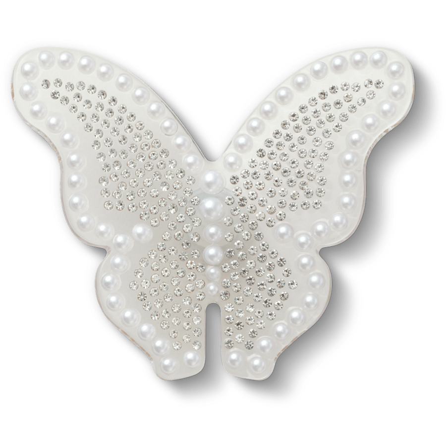  Pearl and Gem Butterfly - charm view - Jibbitz