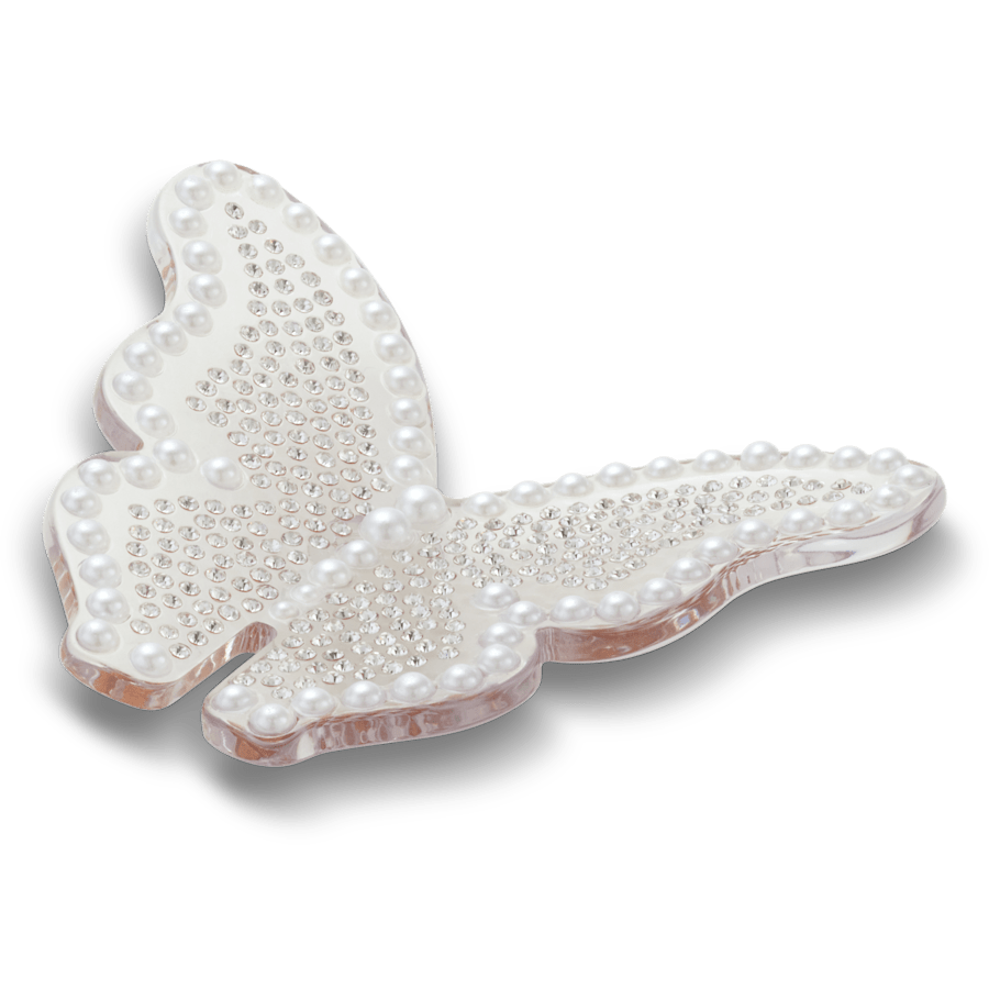  Pearl and Gem Butterfly - charms on shoes - Jibbitz