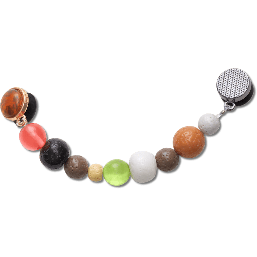  Mixed Stone Chain - charm view - Jibbitz