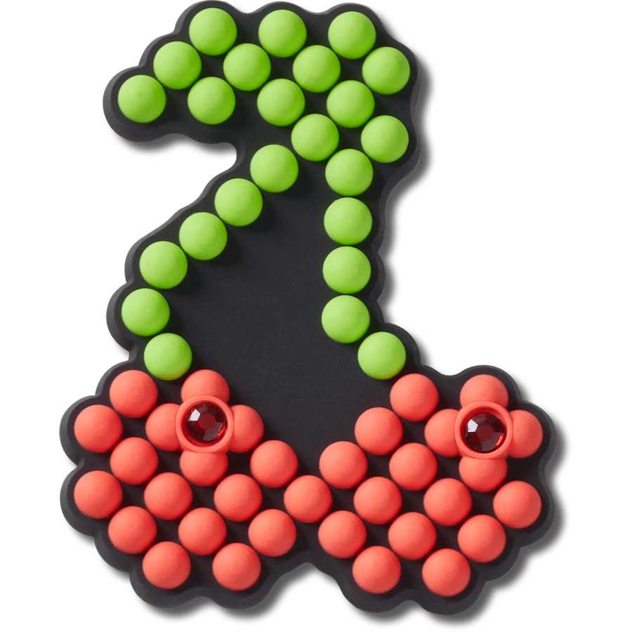  Beaded Cherry - charm view - Jibbitz
