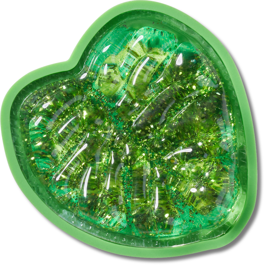  Squish Monstera Leaf - charm view - Jibbitz