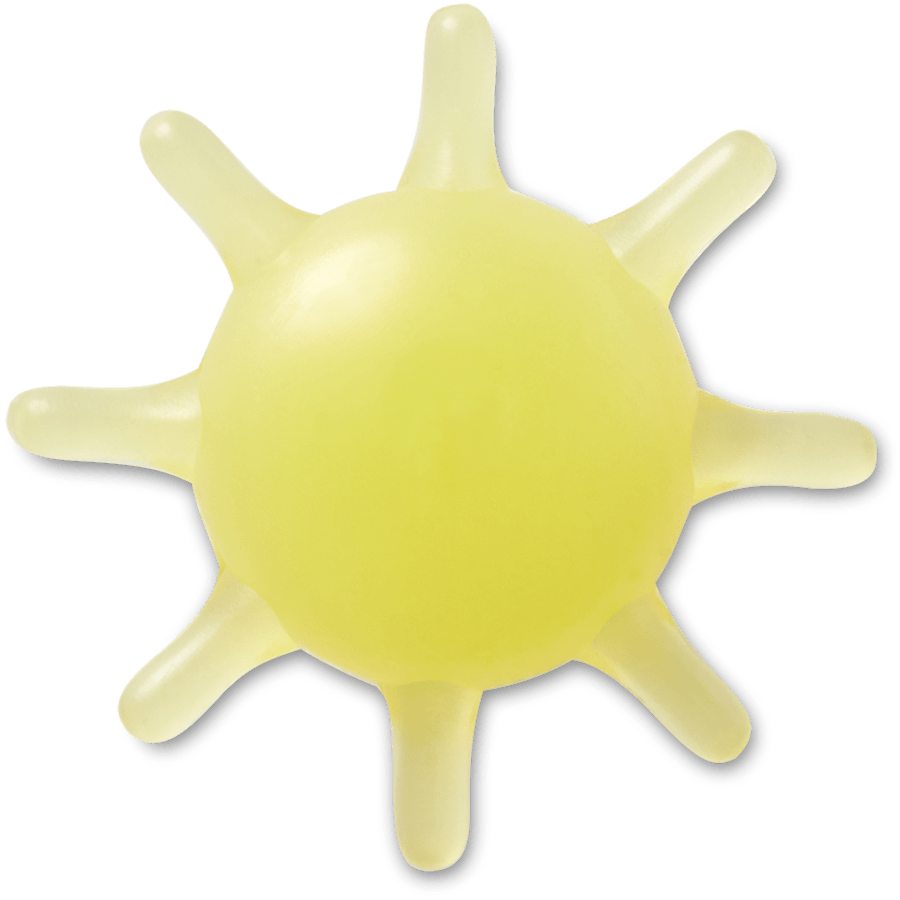  Squish Filled Sunshine - charm view - Jibbitz