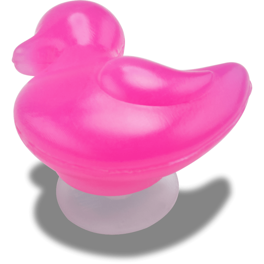  Squish Filled Pink Ducky - charms on shoes - Jibbitz
