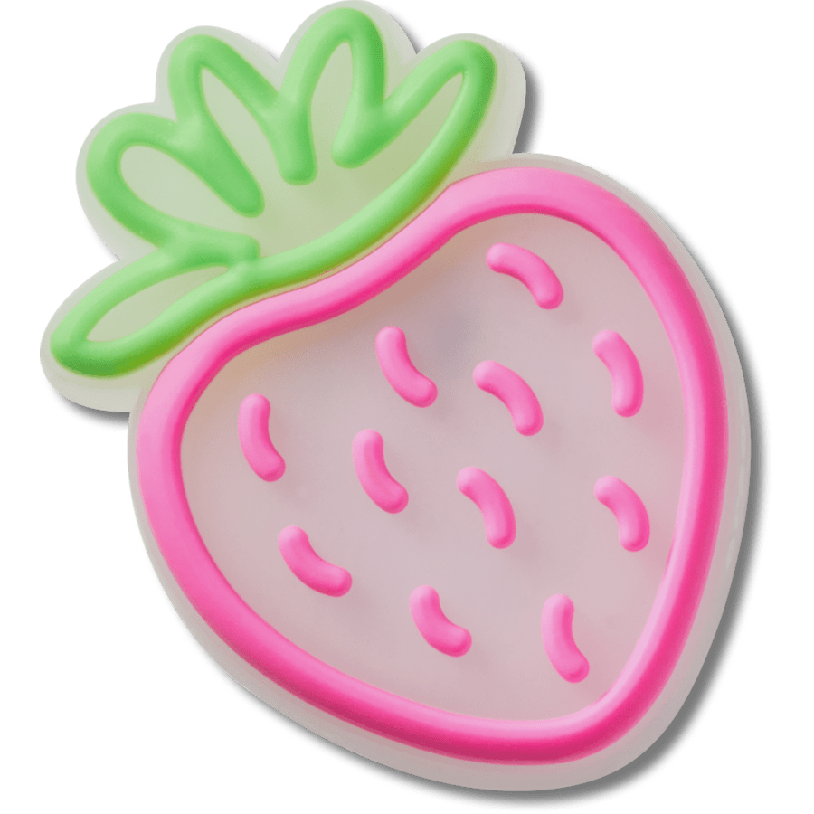  Lights Up Strawberry - charm view - Jibbitz