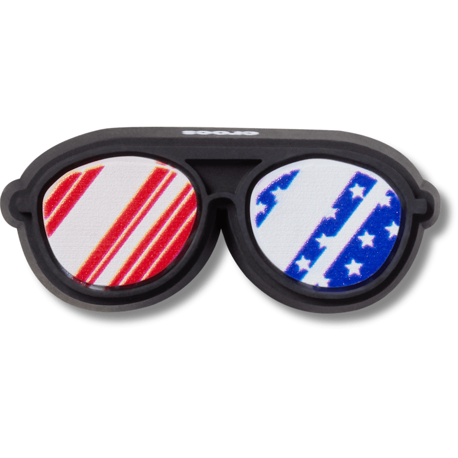  American Flag Sunnies - charm view - Jibbitz