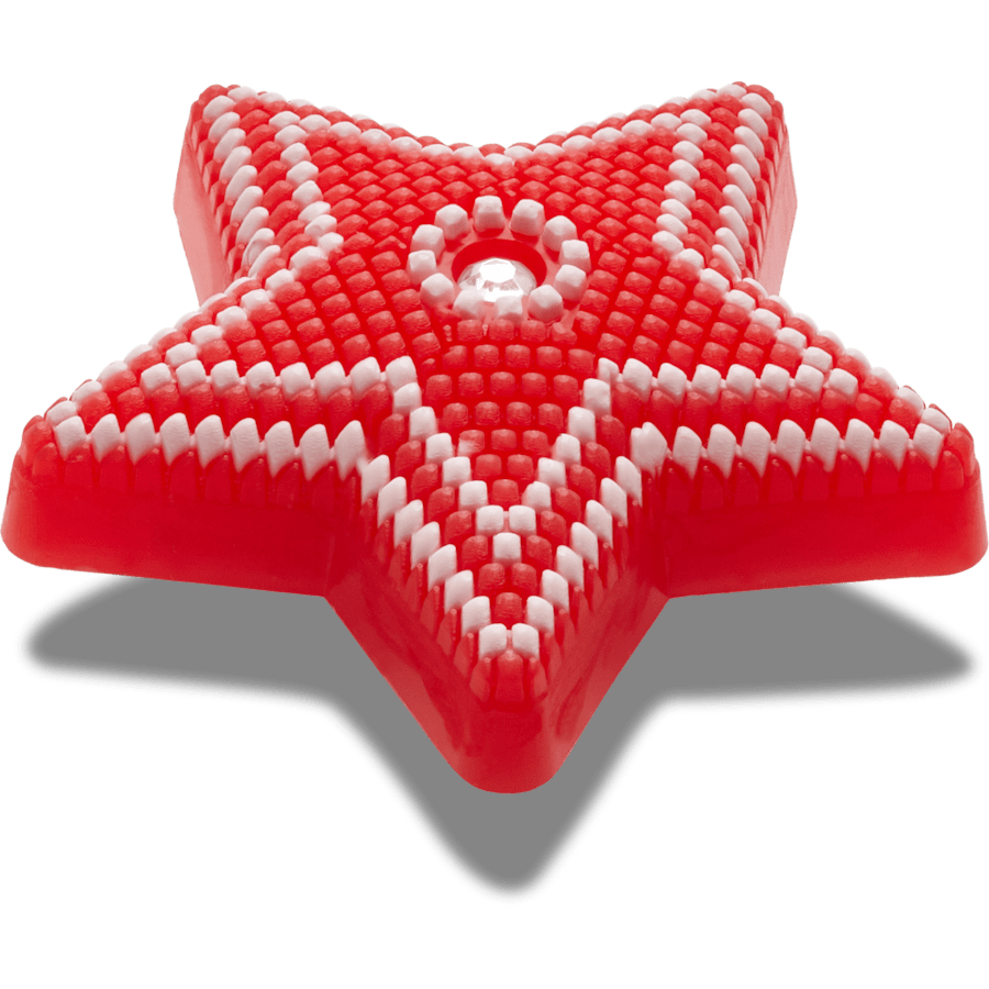  Lights Up Red Star - charms on shoes - Jibbitz