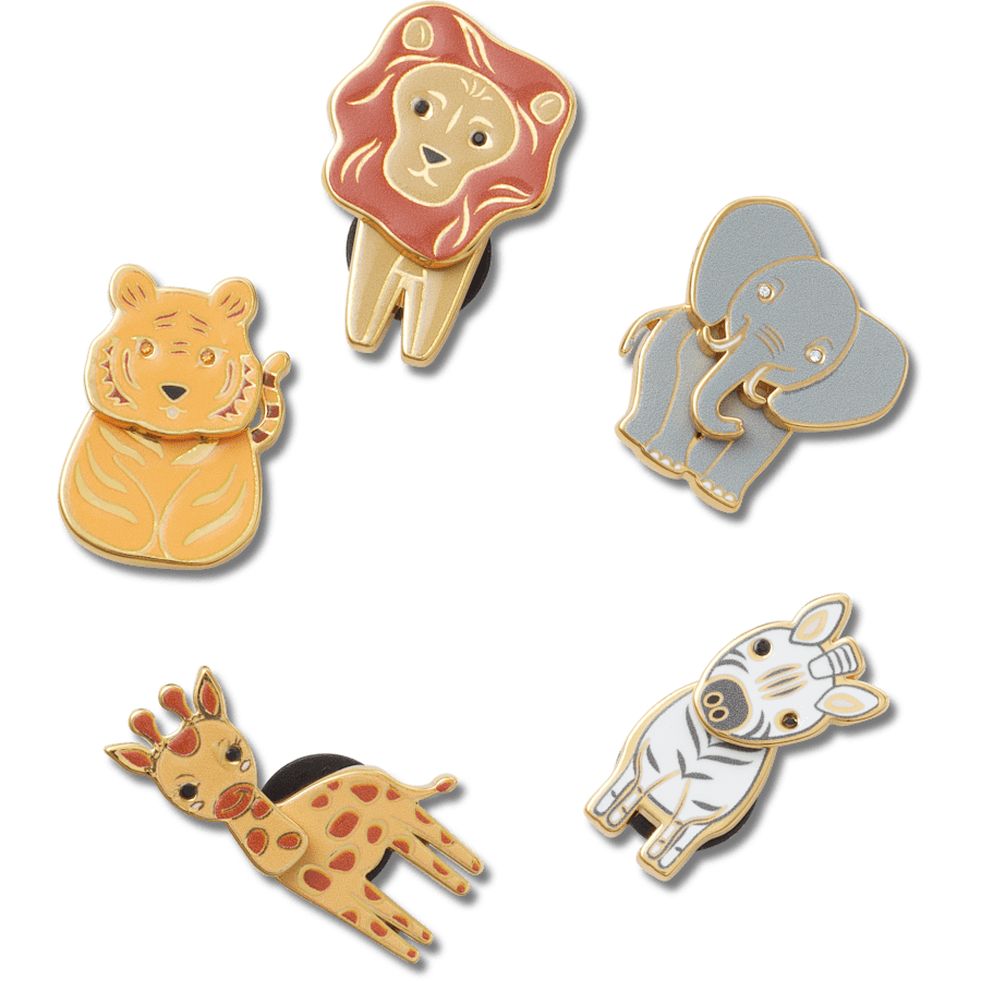  Enamel Safari 5 Pack - charm view - Jibbitz