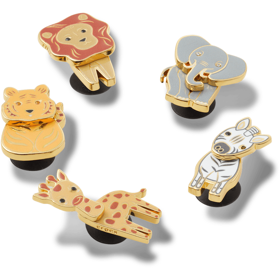  Enamel Safari 5 Pack - charms on shoes - Jibbitz