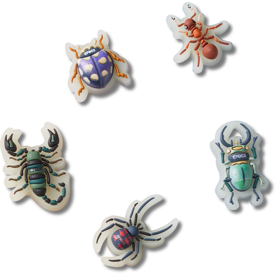 GITD Creepy Crawlers 5 Pack - Charm view - Jibbitz Charms