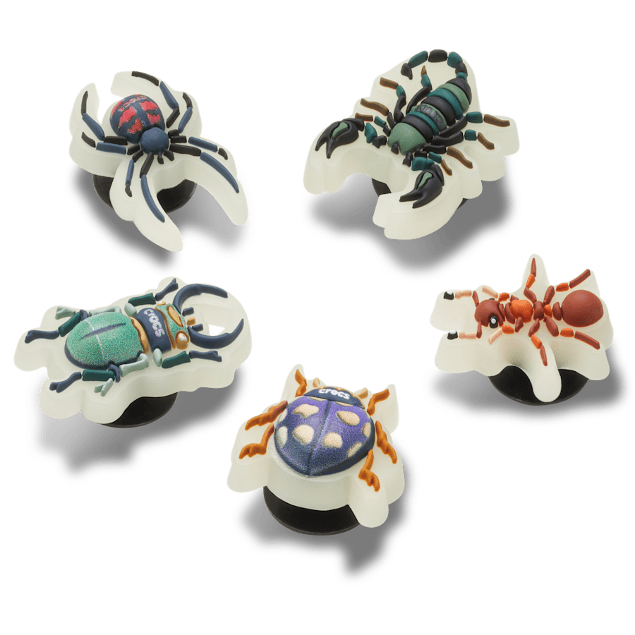 GITD Creepy Crawlers 5 Pack - Custom Angle - Jibbitz Charms