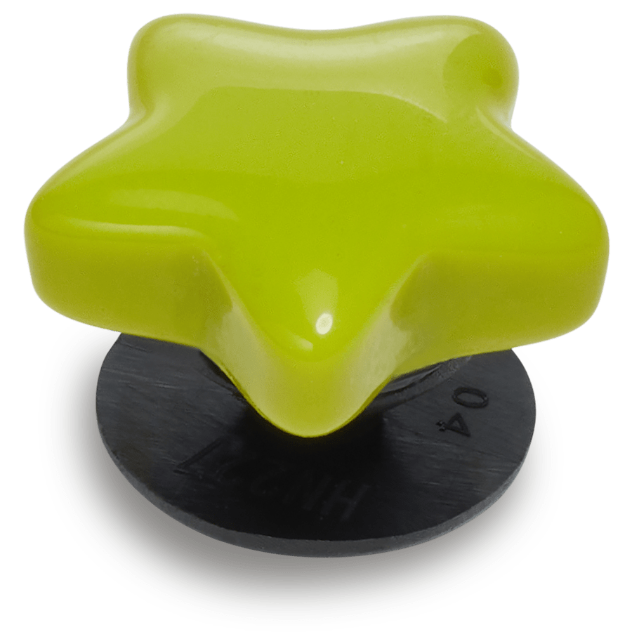  Tiny Green Star - charms on shoes - Jibbitz