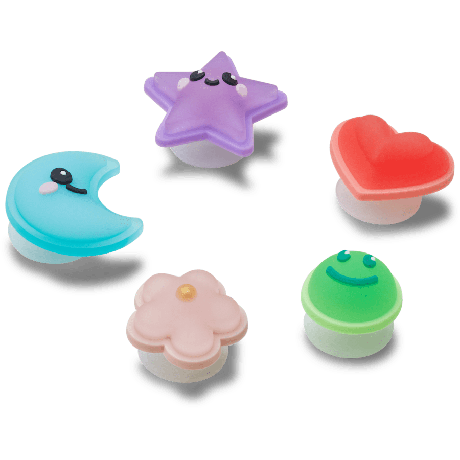 Cutie Friendship Beads 5 Pack - Custom Angle - Jibbitz Charms