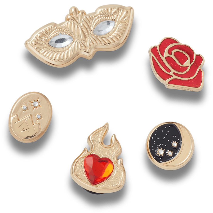  Gold Magic 5 Pack - charm view - Jibbitz