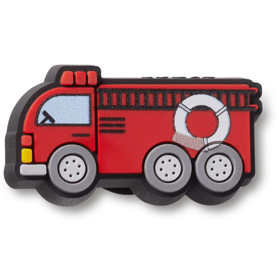  Tiny Red Fire Truck - charm view - Jibbitz