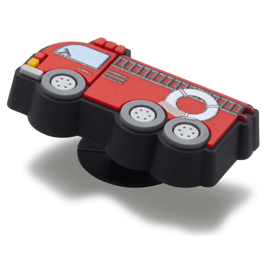  Tiny Red Fire Truck - charms on shoes - Jibbitz