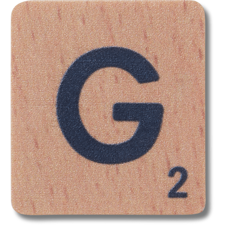Scrabble G - accessoire weergave - Jibbitz Charms