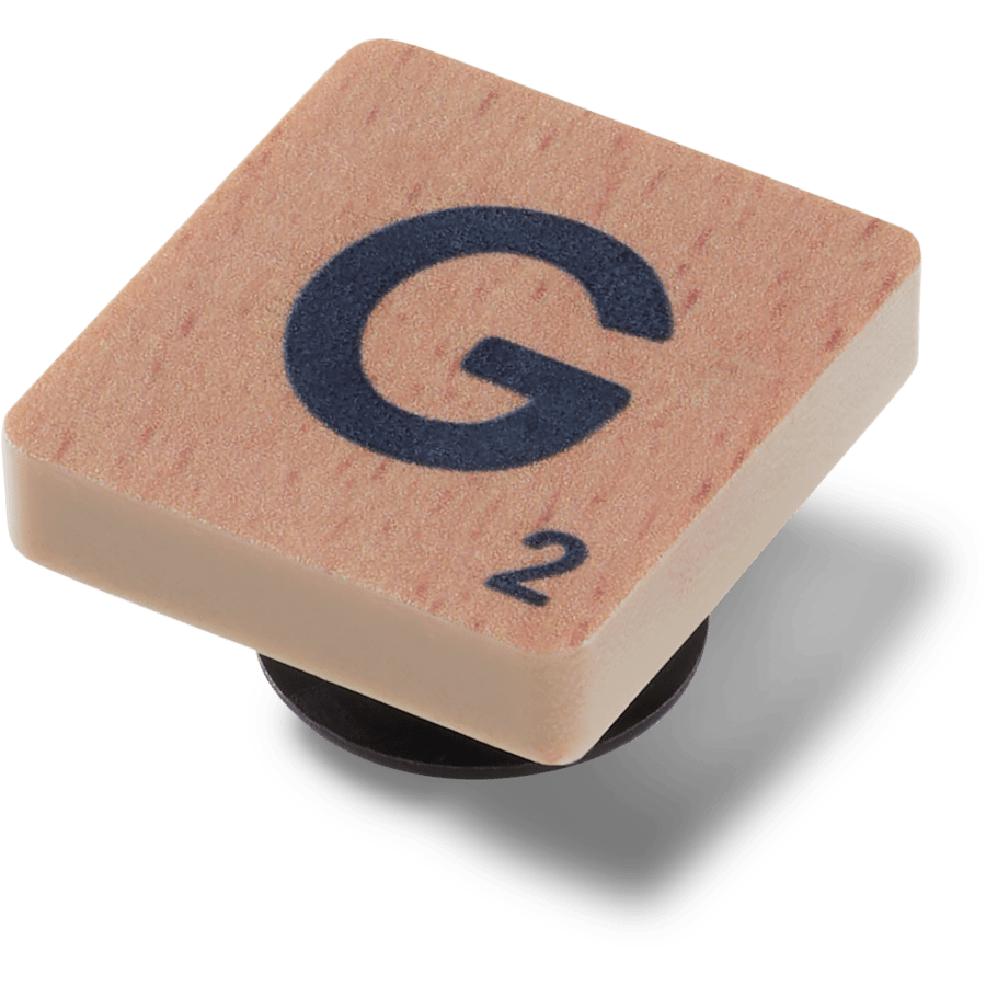 Scrabble G - aangepaste hoek - Jibbitz Charms