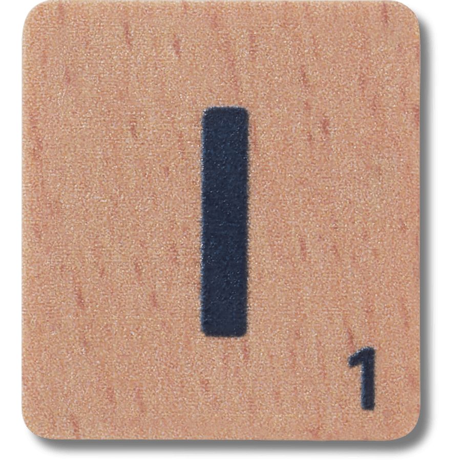 Scrabble I - accessoire weergave - Jibbitz Charms
