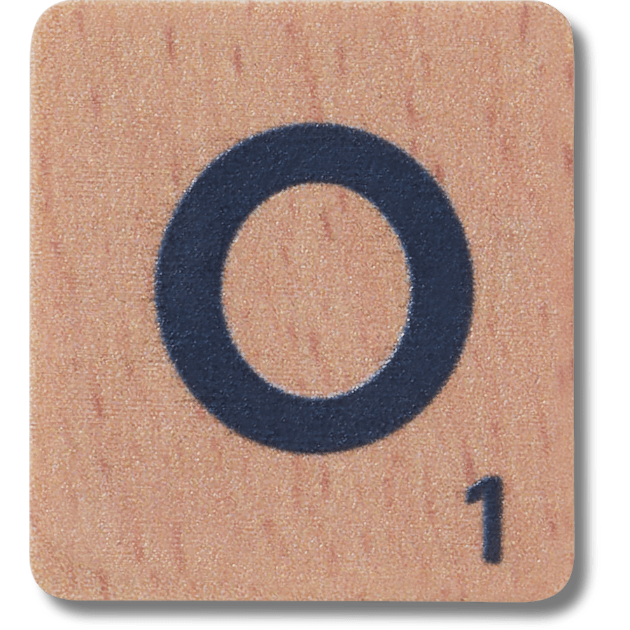 Scrabble O - lisävarustenäkymä - Jibbitz Charms