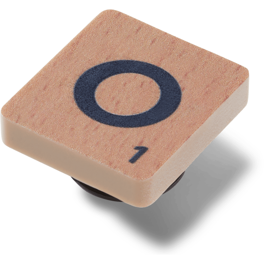 Scrabble O - mukautettu kulma - Jibbitz Charms