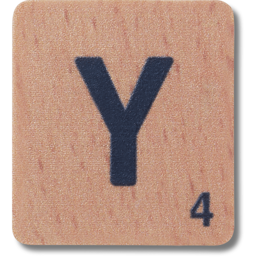 Scrabble Y - lisävarustenäkymä - Jibbitz Charms