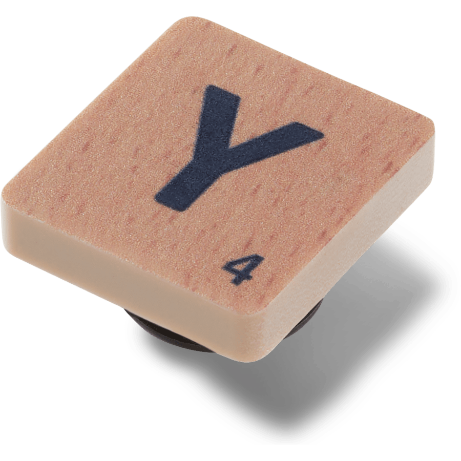 Scrabble Y - mukautettu kulma - Jibbitz Charms