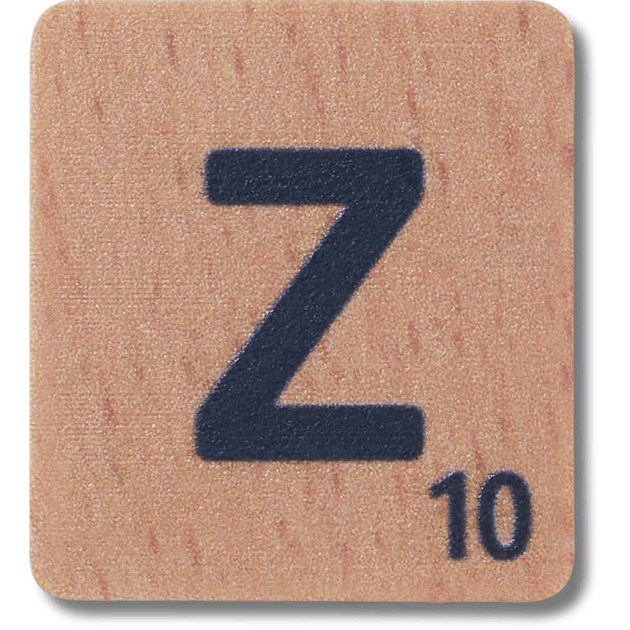 Scrabble Z - lisävarustenäkymä - Jibbitz Charms