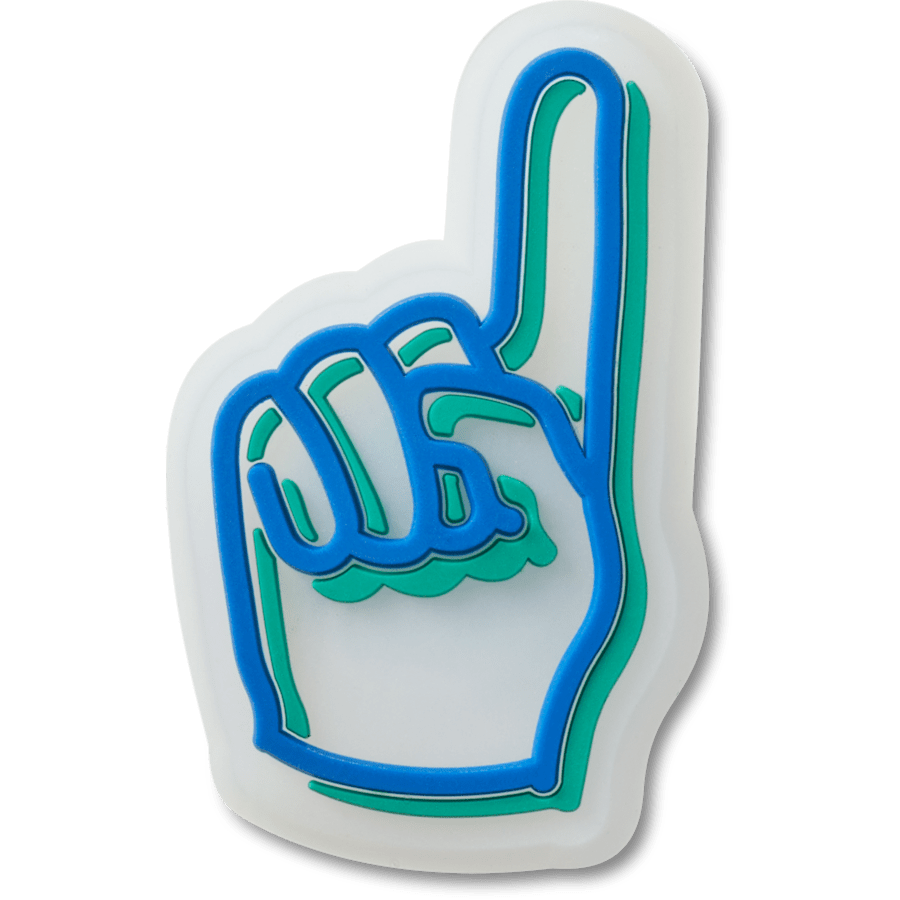  Lights Up Foam Finger - charm view - Jibbitz