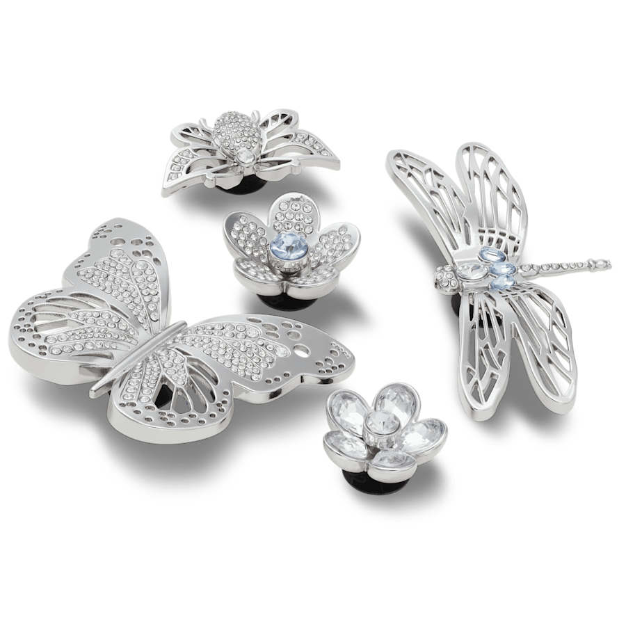  Silver Garden 5 Pack - charms on shoes - Jibbitz