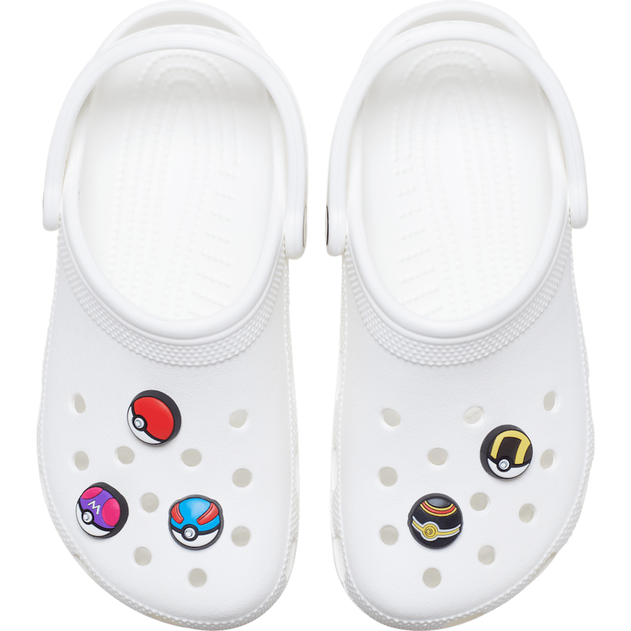 Pokémon Poke Ball 5 Pack - Charm on shoes - Jibbitz Charms