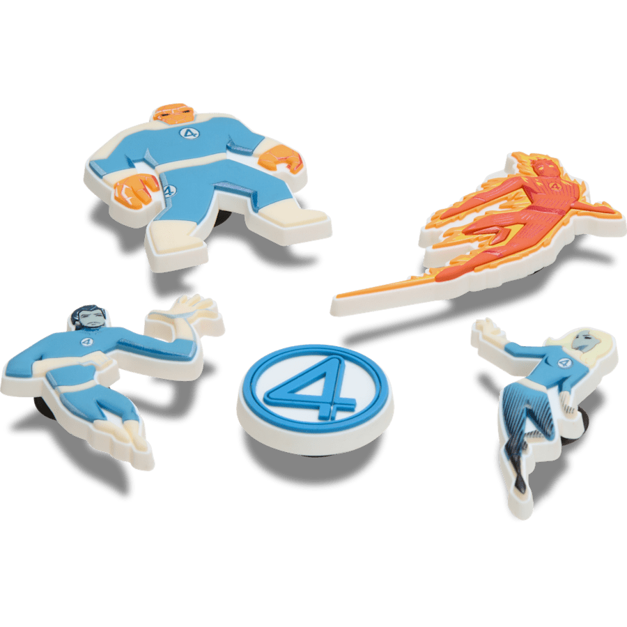 Marvel Fantastic 4 5 Pack - Custom Angle - Jibbitz Charms