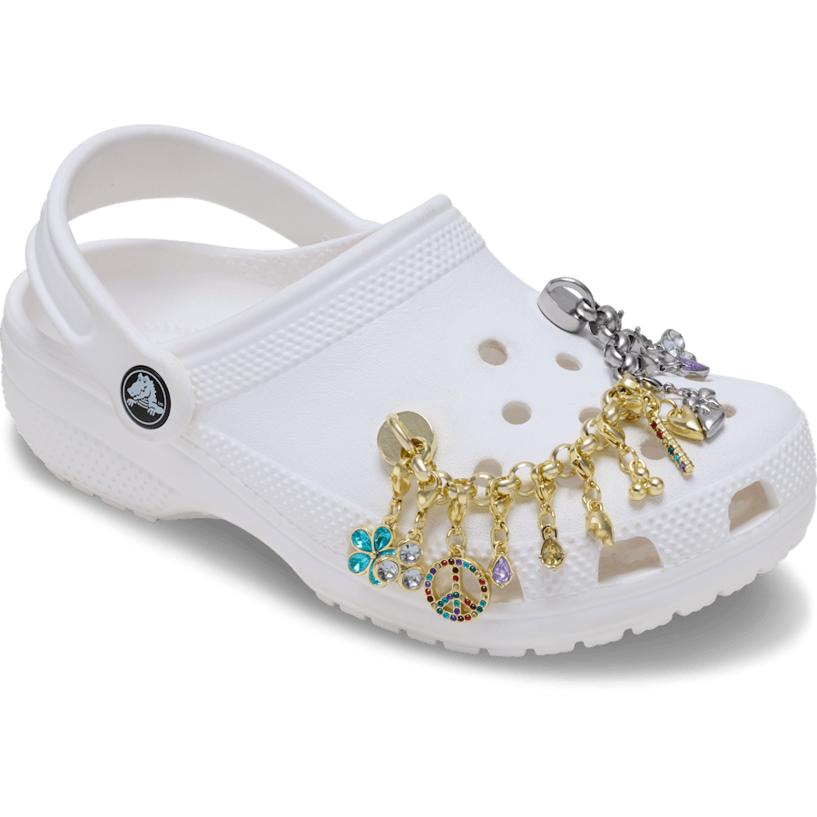 Gold Silver Adjust Charm Chain Jibbitz™ charms - Crocs