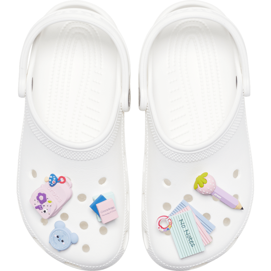 Girly Back to School 5 Pack - charm-on-shoes - Jibbitz Charms