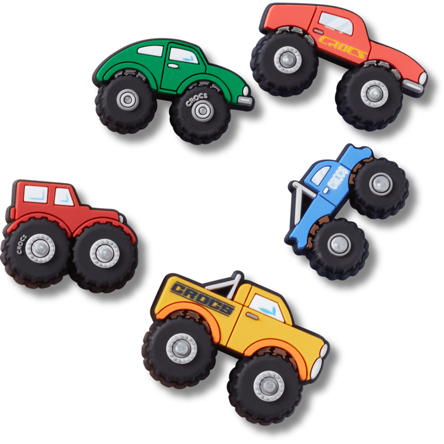 Monster Truck 5 Pack - charm view - Jibbitz Charms