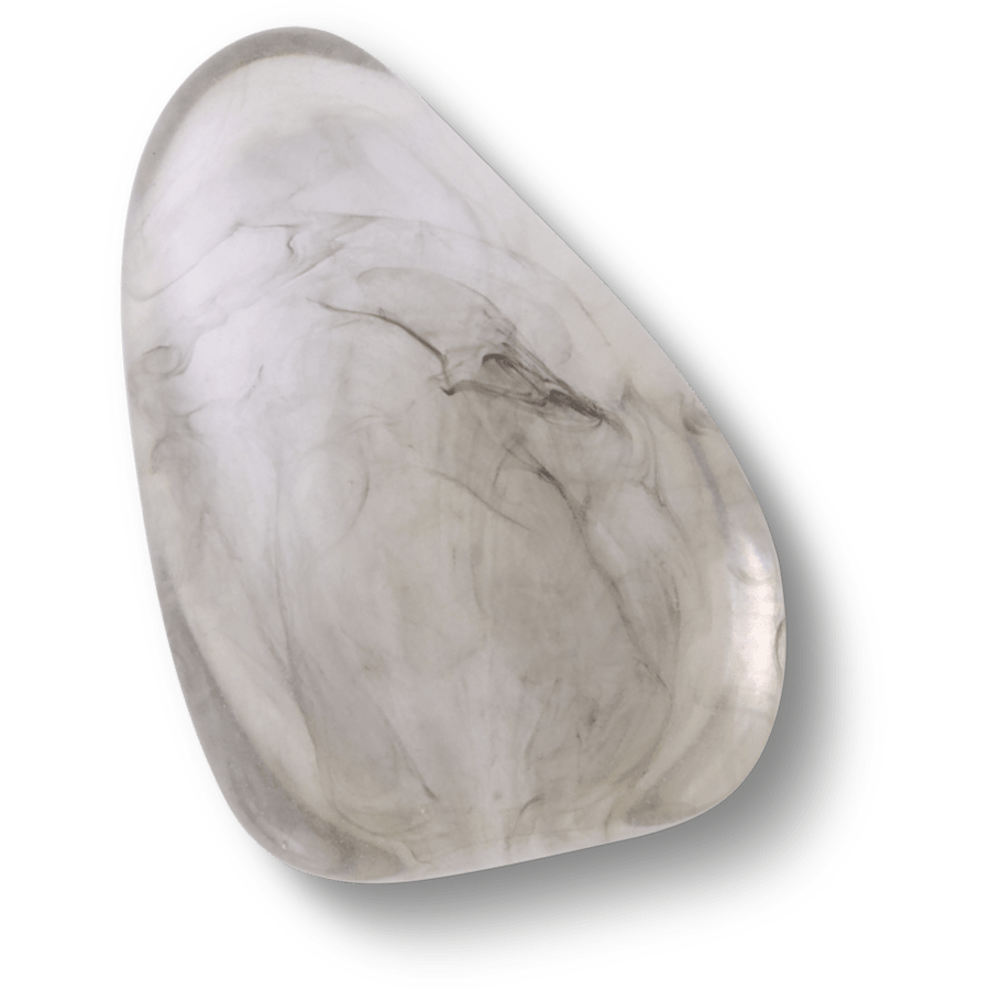  Tourmaline Quartz Stone - charm view - Jibbitz