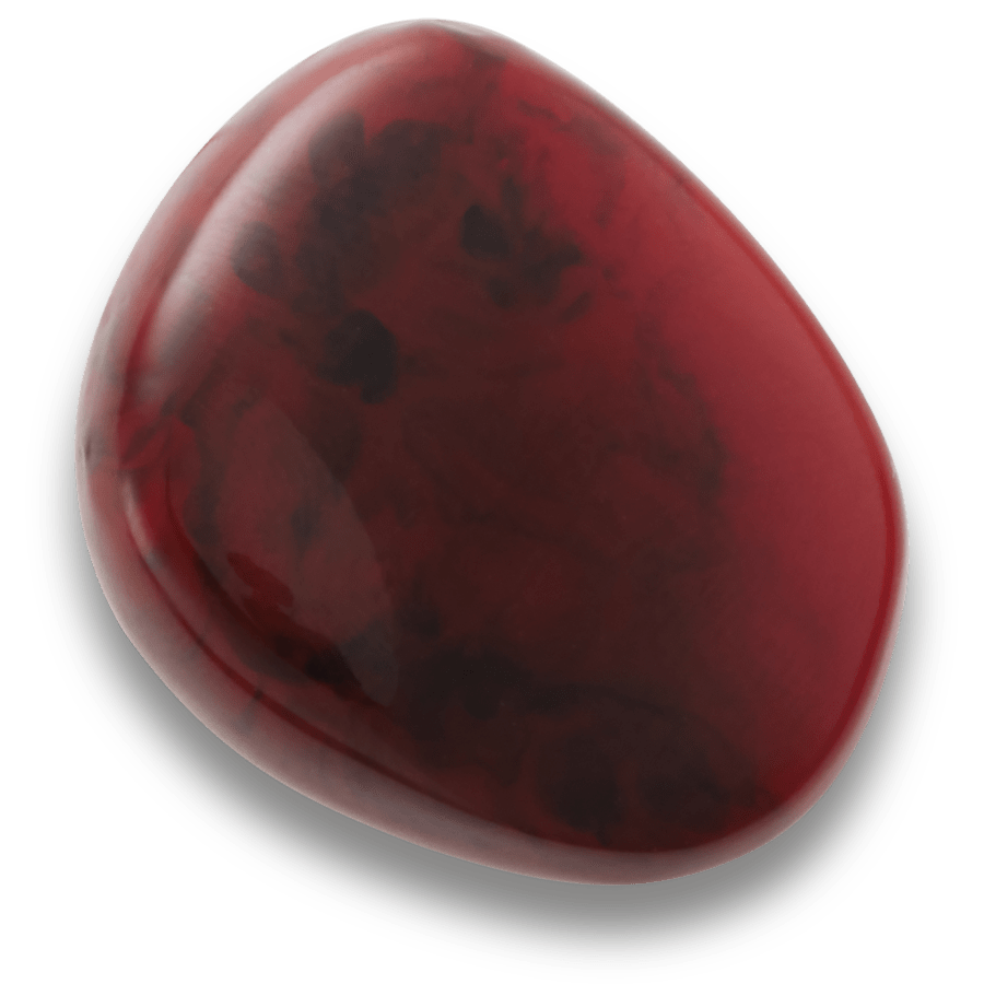  Mahogany Obsidian Stone - charm view - Jibbitz