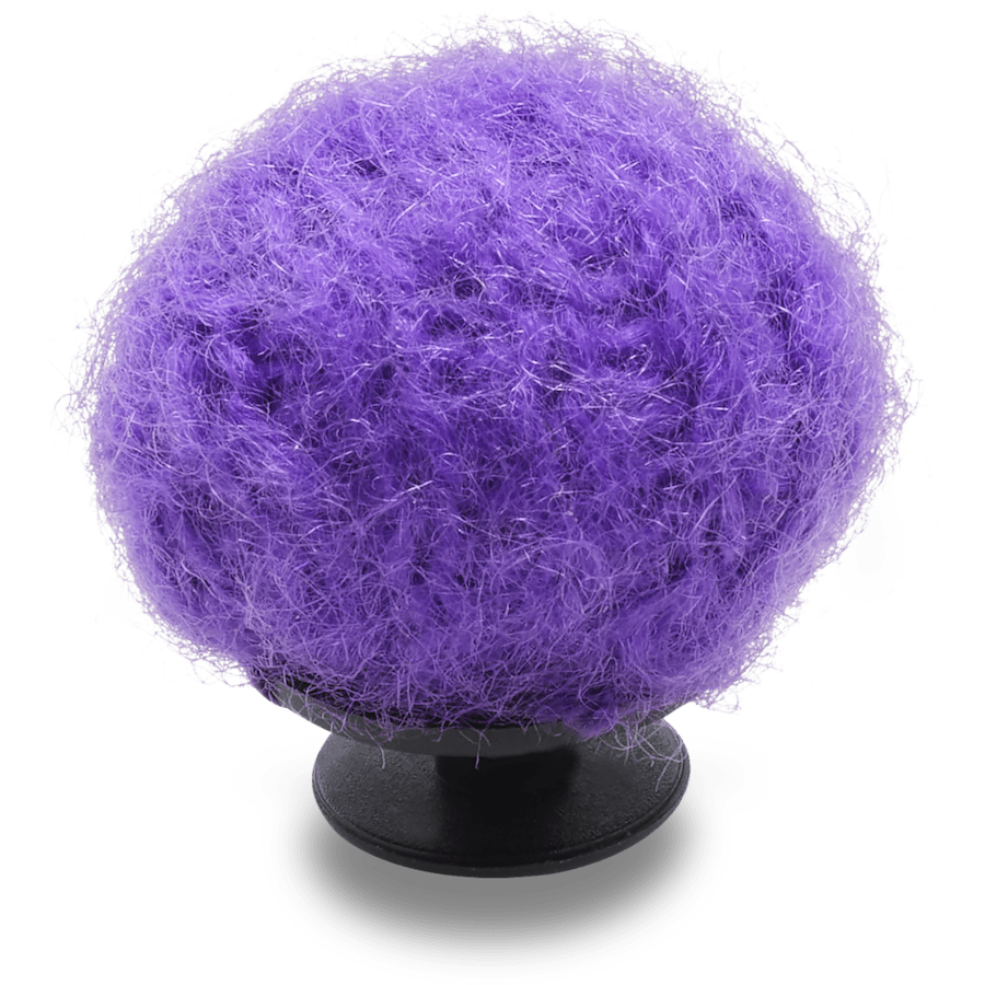 Purple Sweater Puff - Custom Angle - Jibbitz Charms