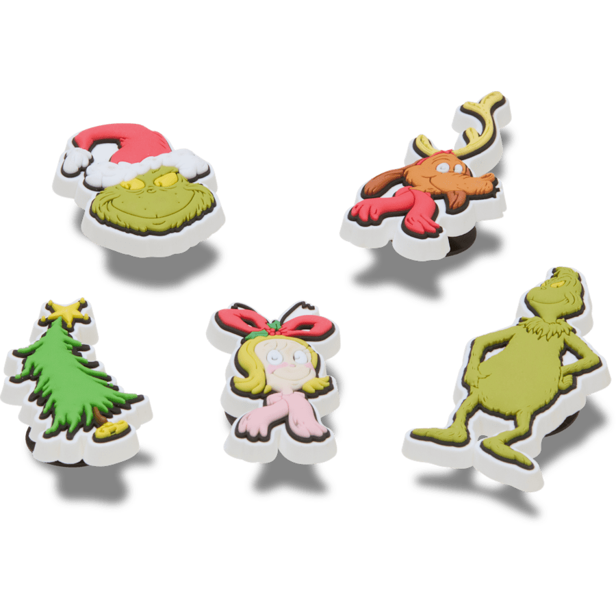 The Grinch 5 Pack - Custom Angle - Jibbitz Charms