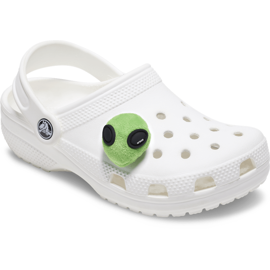 Alien vert pelucheux - charm-on-shoes - Jibbitz Charms