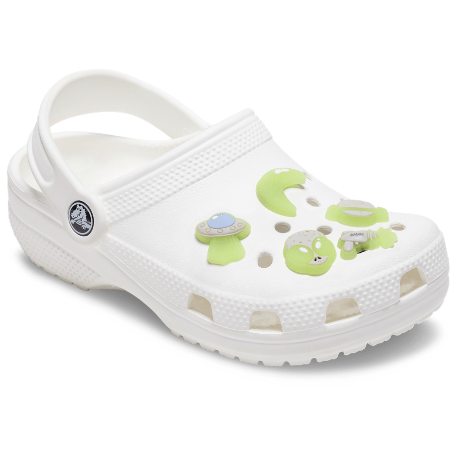 Ensemble de 5 breloques Espace phosphorescent - charm-on-shoes - Jibbitz Charms