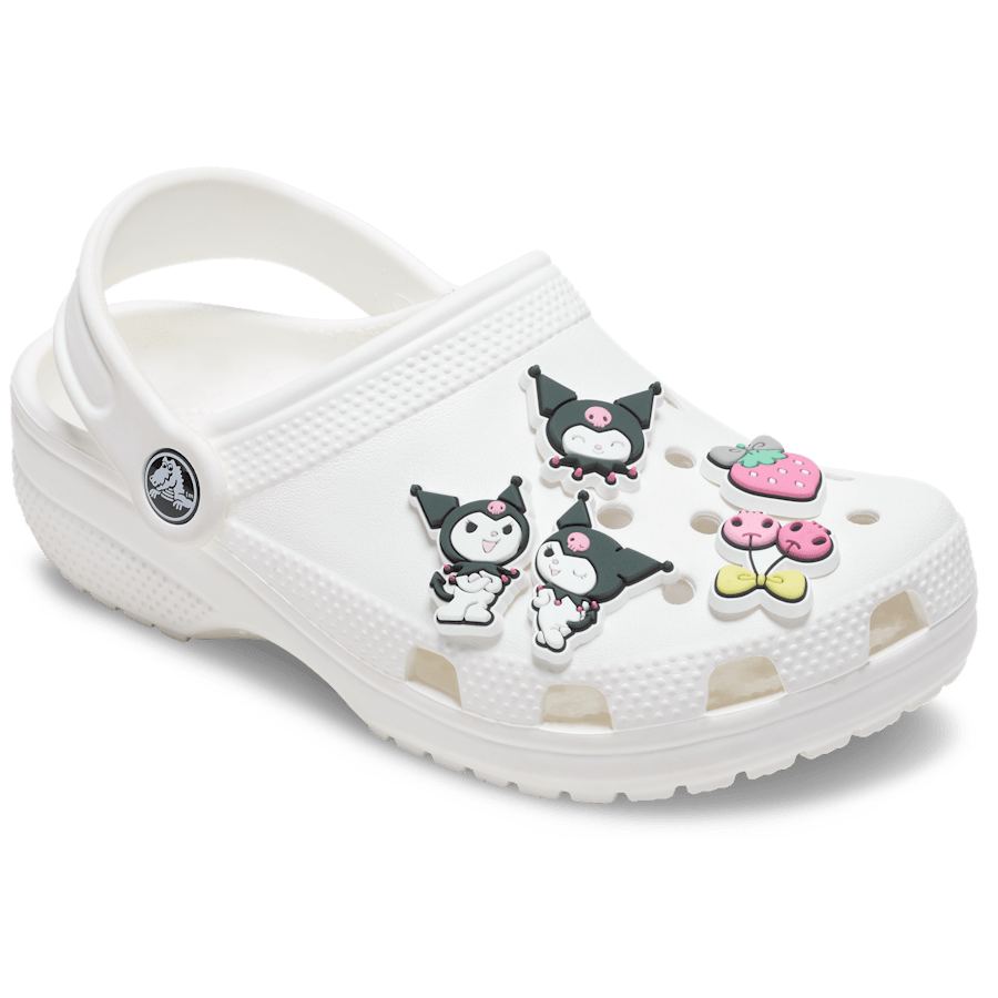 Ensemble de 5 breloques Sanrio Kuromi - charm-on-shoes - Jibbitz Charms