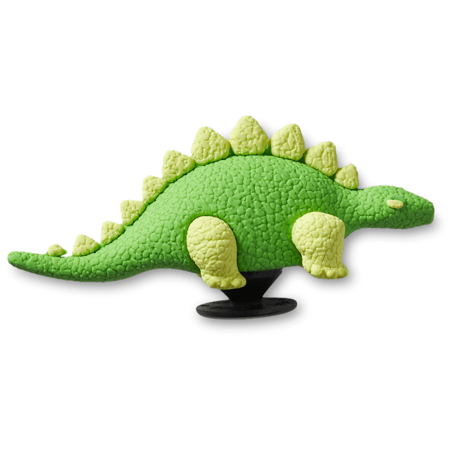 3D Green Dino with Scales - lisävarustenäkymä - Jibbitz Charms