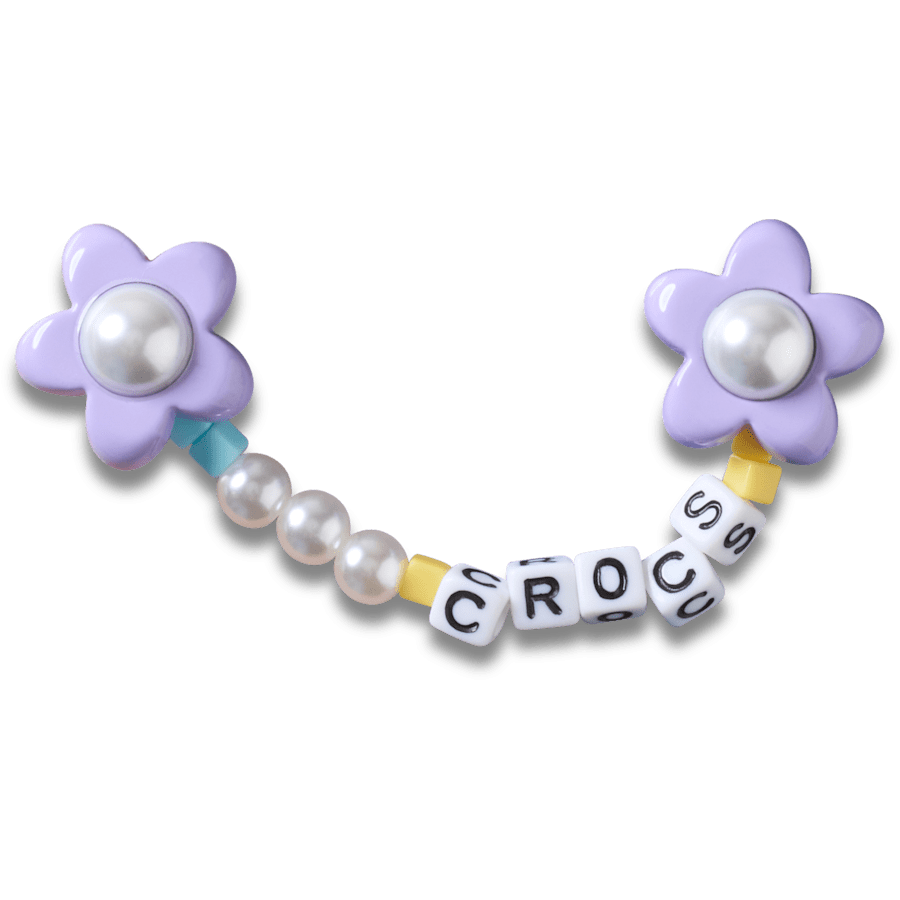 Purple Meta Flower Chain - lisävarustenäkymä - Jibbitz Charms